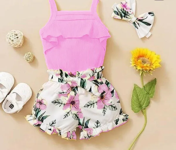 Bhoolku_Baby_Girls_Party_(Festive)_To_And_Shorts_(Pink)