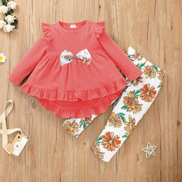 Bhoolku_Baby_Girls_Party_(Festive)_Tunic_Jegging_(Orange)