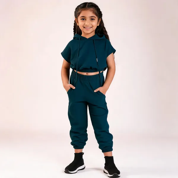 Peronica_Baby_Girls_Casual_Top_Track_Pants_(Dark_Green)