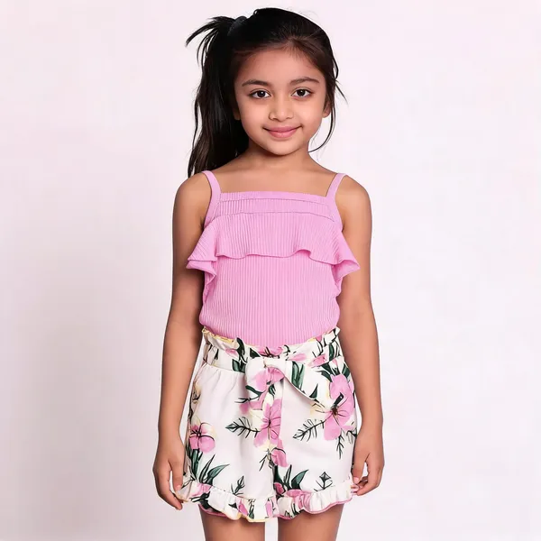 Bhoolku_Baby_Girls_Party_(Festive)_To_And_Shorts_(Pink)