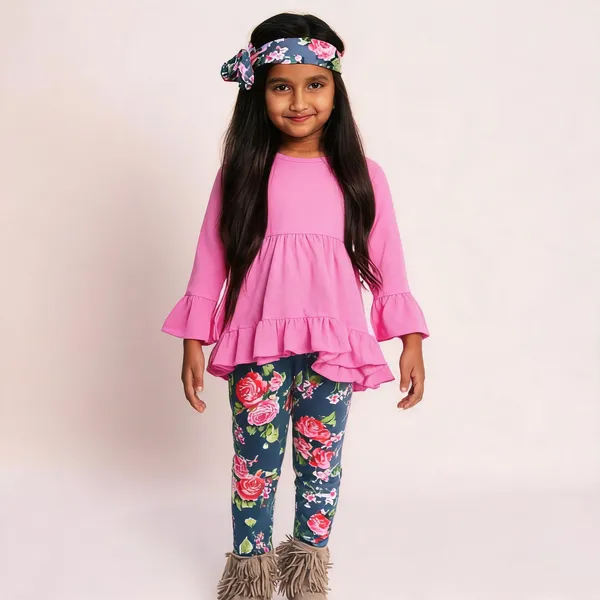 Bhoolku_Baby_Girls_Party_(Festive)_Tunic_Jegging_(Pink)