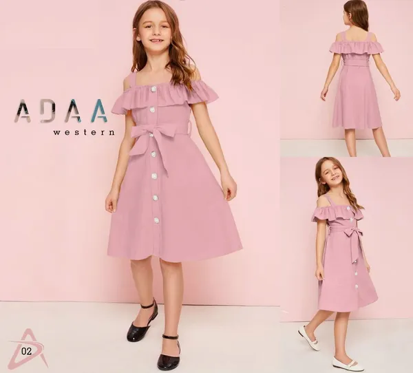 Peronica_Party_Solid_Pink_Dress