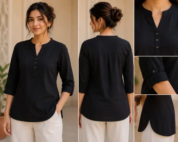 Black_Cotton_Top_For_women