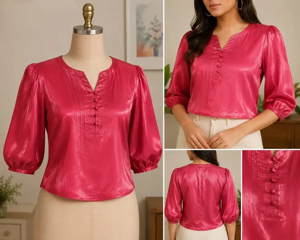 Red_Shine_Cotton_Top_For_women