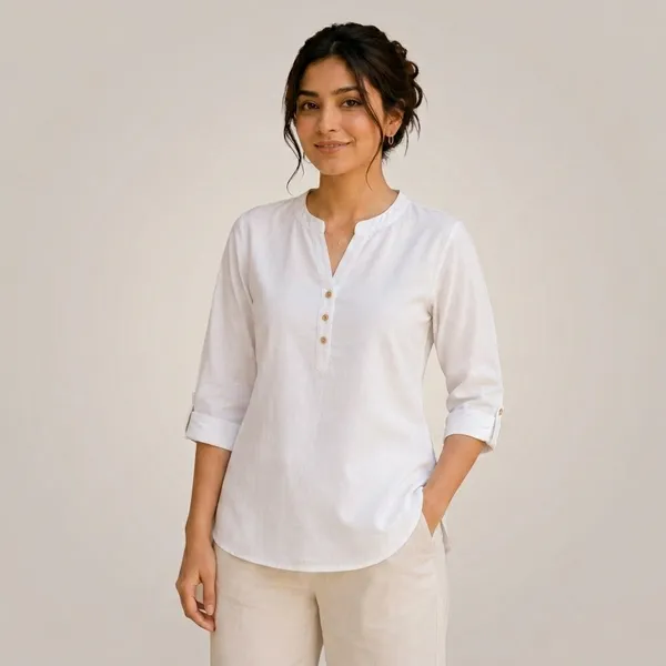 White_Cotton_Top_For_women