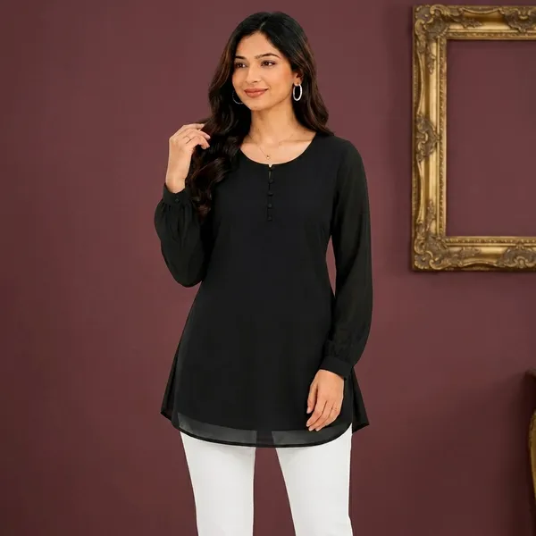 Black_Net_Top_For_women