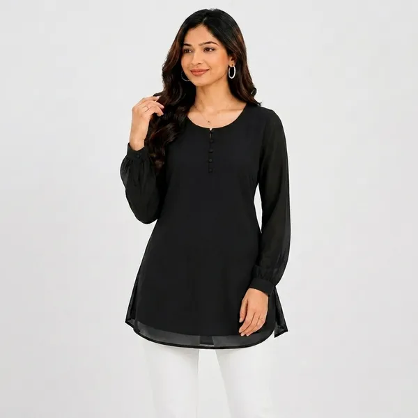 Black_Net_Top_For_women
