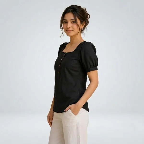 Black_Cotton_Kurti_For_women