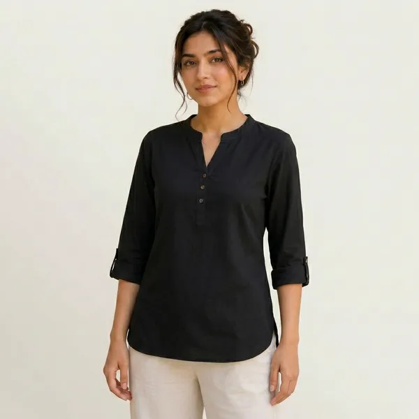 Black_Cotton_Top_For_women