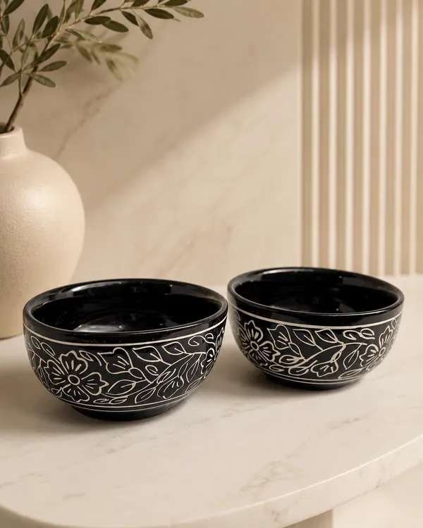 Set_Of_2_Black_Ceramic_Bowl_500_Ml_Each_Mixing_Bowls_For_Snacks_Fruits_Salad_Microwave_Safe_Bowl_Perfet_For_Gifting_And_Daily_Use