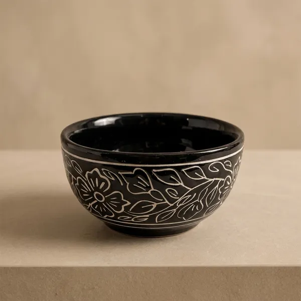 Set_Of_2_Black_Ceramic_Bowl_500_Ml_Each_Mixing_Bowls_For_Snacks_Fruits_Salad_Microwave_Safe_Bowl_Perfet_For_Gifting_And_Daily_Use