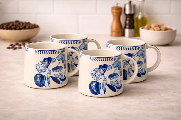 Set_Of_4_Blue_Stag_Ceramic_Coffee_Tea_Mugs_330_Ml_Each_Elegant_And_Durable_Microwave_And_Dishwasher_Safe