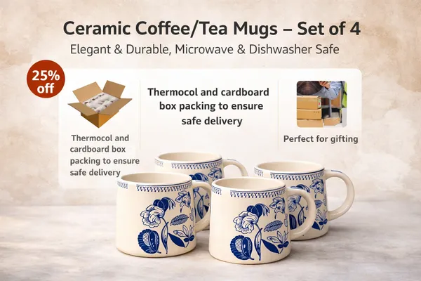 Set_Of_4_Blue_Stag_Ceramic_Coffee_Tea_Mugs_330_Ml_Each_Elegant_And_Durable_Microwave_And_Dishwasher_Safe