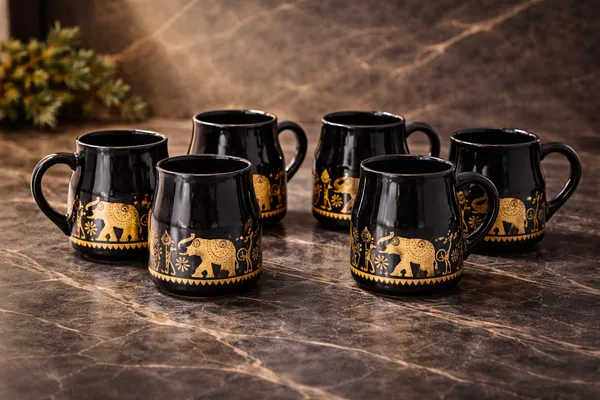 Pack_Of_6_Ceramic_Multi_Design_Elephant_Art_Multicolor_Cup_Set_Each_Elegant_And_Durable_Microwave_And_Dishwasher_Safe