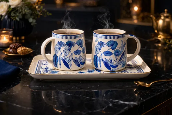 Set_Of_2_Handcrafted_Alive_Print_Ceramic_Coffee_Milk_Tea_Mugs_With_1_Ceramic_Tray_Each_Elegant_And_Durable_Microwave_And_Dishwasher_Safe