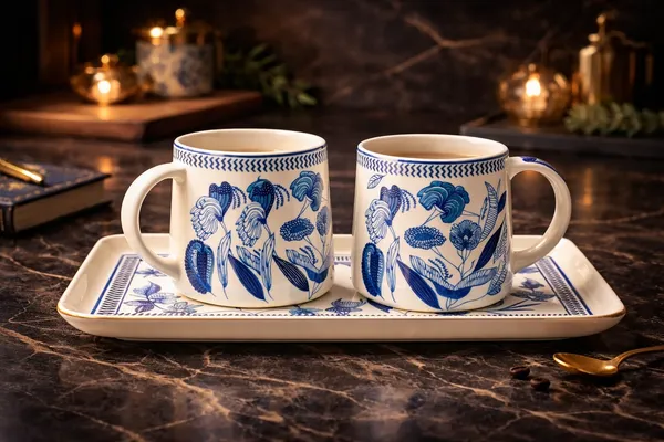 Set_Of_2_Handcrafted_Alive_Print_Ceramic_Coffee_Milk_Tea_Mugs_With_1_Ceramic_Tray_Each_Elegant_And_Durable_Microwave_And_Dishwasher_Safe