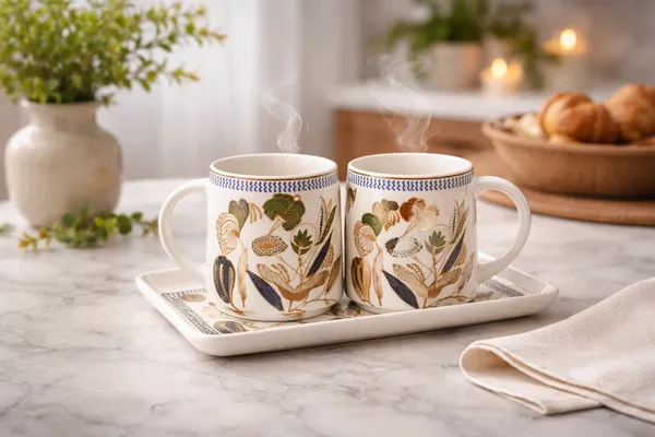 Set_Of_2_Handcrafted_Alive_Print_Ceramic_Coffee_Milk_Tea_Mugs_With_1_Ceramic_Tray_Each_Elegant_And_Durable_Microwave_And_Dishwasher_Safe