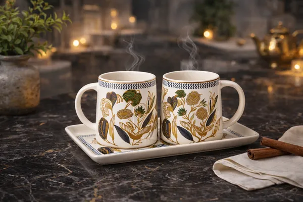 Set_Of_2_Handcrafted_Alive_Print_Ceramic_Coffee_Milk_Tea_Mugs_With_1_Ceramic_Tray_Each_Elegant_And_Durable_Microwave_And_Dishwasher_Safe