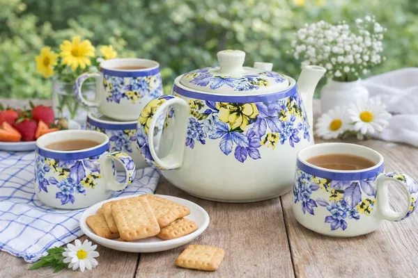 Handcrafted_Blue_And_Yellow_Floral_Ceramic_Tea_Set_1_Kettle_1_Litre_And_6_Cups_160_Ml_Microwave_And_Dishwasher_Safe_Morning_Set_Tea_Sets_With_Kettle_For_Gifting