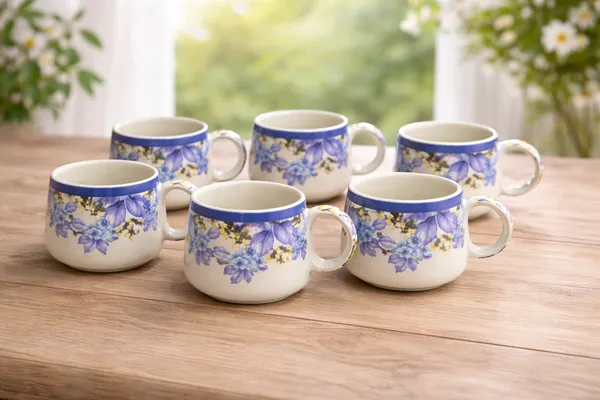 Handcrafted_Blue_And_Yellow_Floral_Ceramic_Tea_Set_1_Kettle_1_Litre_And_6_Cups_160_Ml_Microwave_And_Dishwasher_Safe_Morning_Set_Tea_Sets_With_Kettle_For_Gifting