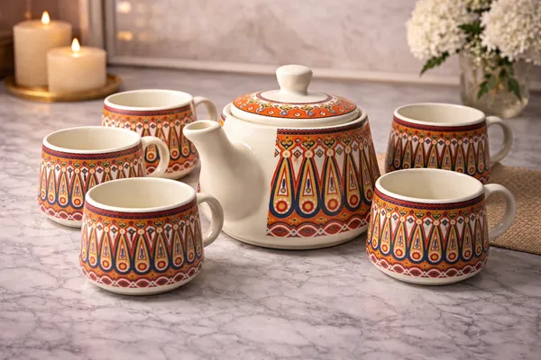 Handcrafted_Ceramic_Color_Bliss_Teapot_Cup_Set_1_Kettle_1_Litre_And_6_Cups_160_Ml_Elegant_Microwave_And_Dishwasher_Safe_Morning_Set_Tea_Sets_With_Kettle_For_Gifting