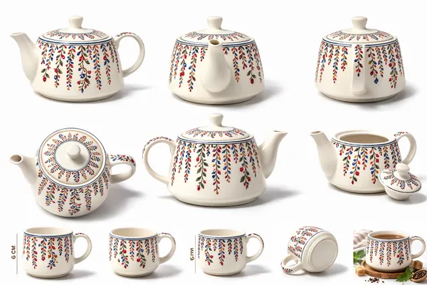 Handcrafted_Ceramic_Design_Bliss_Teapot_Cup_Set_1_Kettle_1_Litre_And_6_Cups_160_Ml_Elegant_Microwave_And_Dishwasher_Safe_Morning_Set_Tea_Sets_With_Kettle_For_Gifting