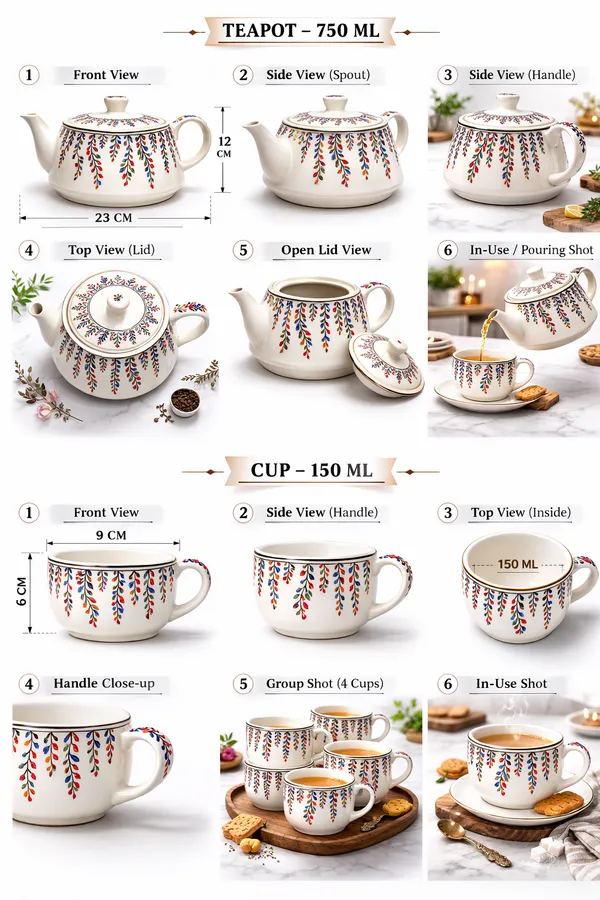 Handcrafted_Ceramic_Design_Bliss_Teapot_Cup_Set_1_Kettle_1_Litre_And_6_Cups_160_Ml_Elegant_Microwave_And_Dishwasher_Safe_Morning_Set_Tea_Sets_With_Kettle_For_Gifting
