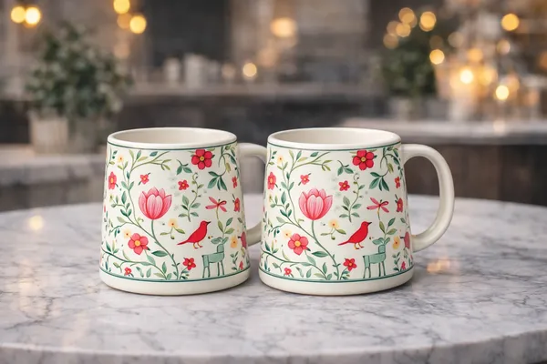 Set_Of_2_Mystic_Magenta_Ceramic_Coffee_Mug_300_Ml_Each_Handcrafted_In_India_Glossy_Finish_Microwave_And_Dishwasher_Safe