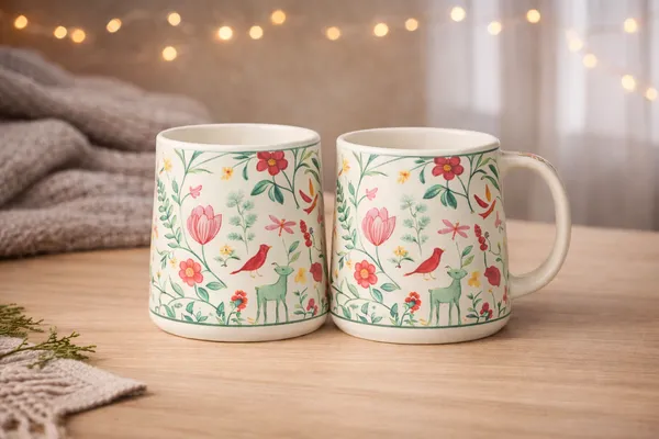 Set_Of_2_Mystic_Magenta_Ceramic_Coffee_Mug_300_Ml_Each_Handcrafted_In_India_Glossy_Finish_Microwave_And_Dishwasher_Safe
