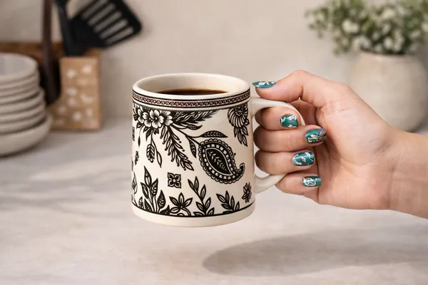 Set_Of_2_Noir_Blossom_Ceramic_Coffee_Mug_300_Ml_Each_Handcrafted_Black_Floral_Design_Microwave_And_Dishwasher_Safe_Food_Grade_Christmas_And_New_Year_Gift