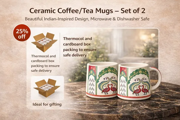 Set_Of_2_Ceramic_Tea_Coffee_Mugs_Peacock_Design_Pcs_330_Ml_Each_Elegant_And_Durable_Microwave_And_Dishwasher_Safe