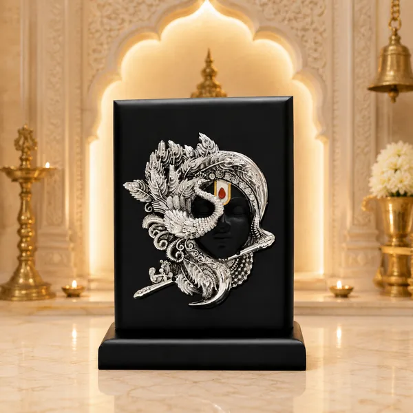 Silver_Plating_Wooden_Base_Resin_Idol_For_Home_Decor