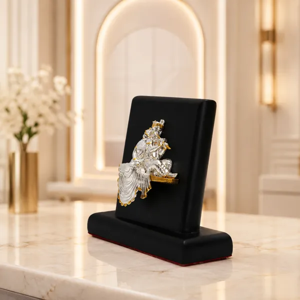 Gold_Silver_Plating_Wooden_Base_Resin_Idol_For_Home_Decor