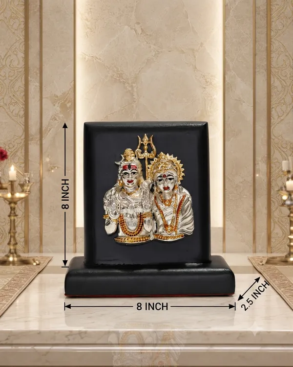 Gold_Silver_Plating_Wooden_Base_Resin_Idol_For_Home_Decor