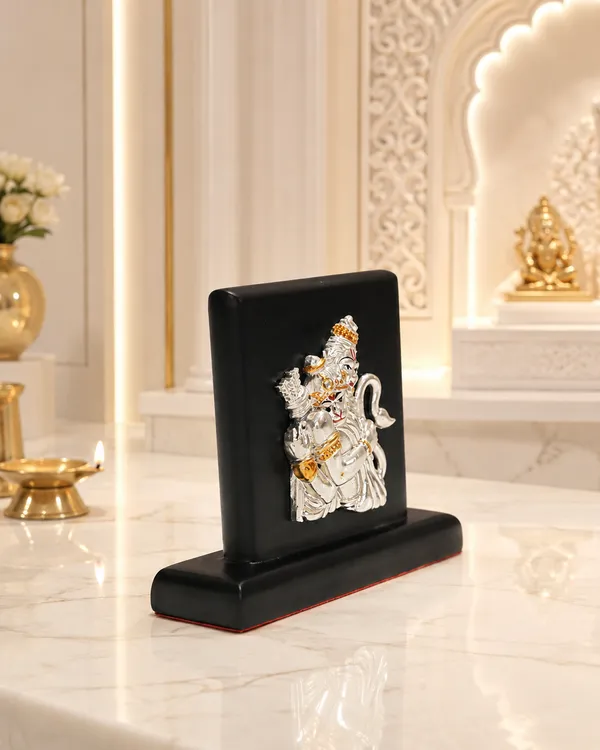 Gold_Silver_Plating_Wooden_Base_Resin_Idol_For_Home_Decor