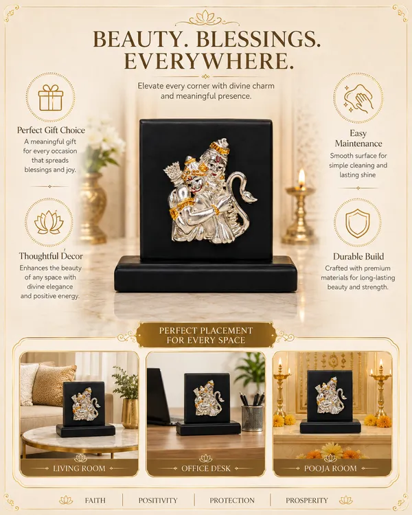 Gold_Silver_Plating_Wooden_Base_Resin_Idol_For_Home_Decor