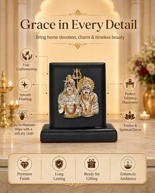 Gold_Silver_Plating_Wooden_Base_Resin_Idol_For_Home_Decor