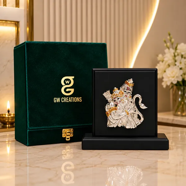 Gold_Silver_Plating_Wooden_Base_Resin_Idol_For_Home_Decor