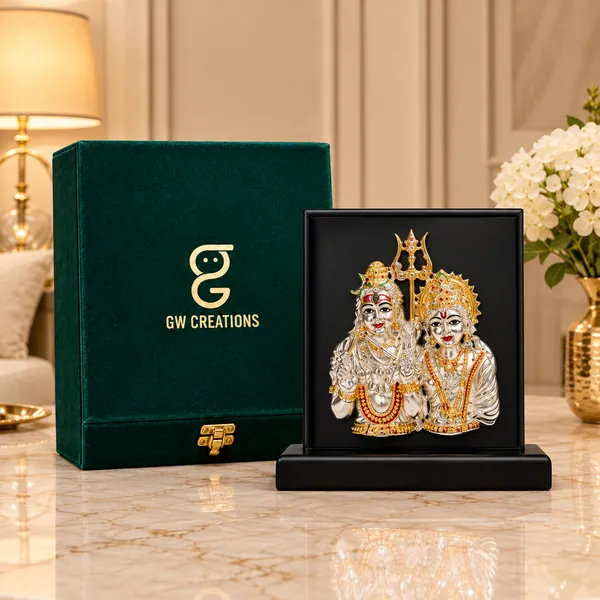 Gold_Silver_Plating_Wooden_Base_Resin_Idol_For_Home_Decor