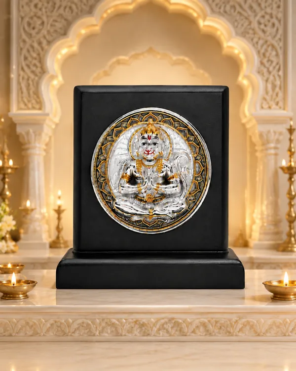 Gold_Silver_Plating_Wooden_Base_Resin_Idol_For_Home_Decor