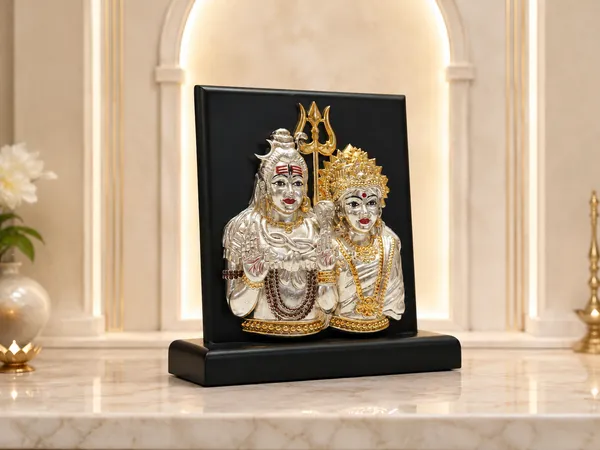 Gold_Silver_Plating_Wooden_Base_Resin_Idol_For_Home_Decor