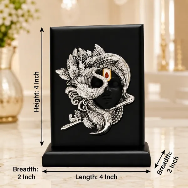 Silver_Plating_Wooden_Base_Resin_Idol_For_Home_Decor