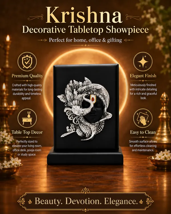Silver_Plating_Wooden_Base_Resin_Idol_For_Home_Decor