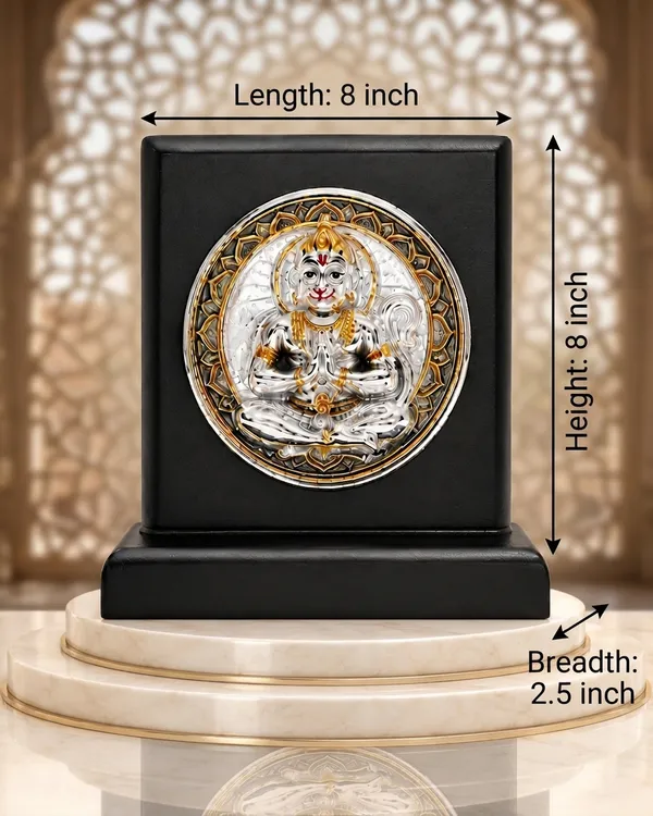 Gold_Silver_Plating_Wooden_Base_Resin_Idol_For_Home_Decor