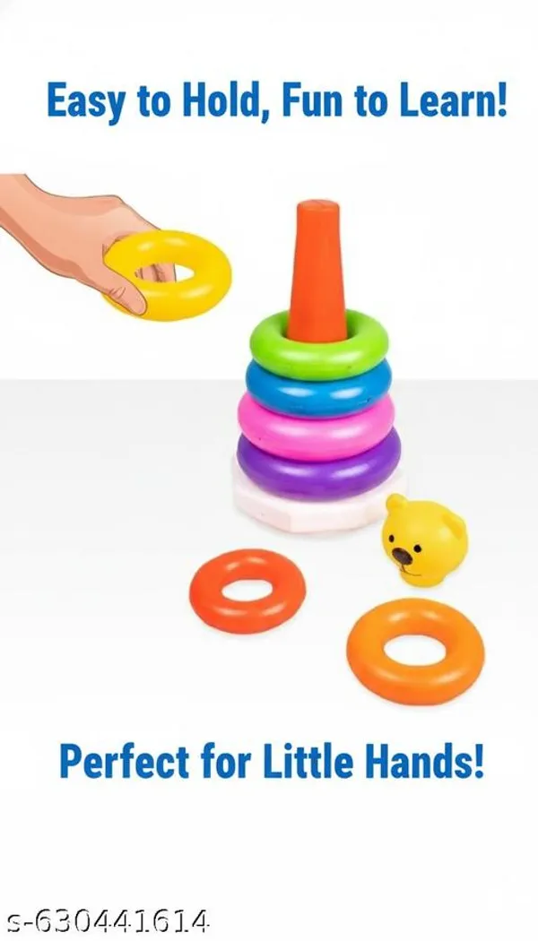 Multicolor_Plastic_Teddy_Ring_Stacker_Educational_Toy_For_Kids