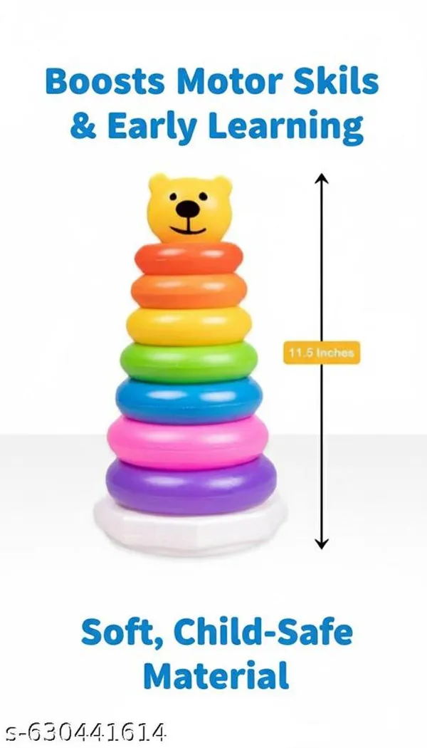 Multicolor_Plastic_Teddy_Ring_Stacker_Educational_Toy_For_Kids