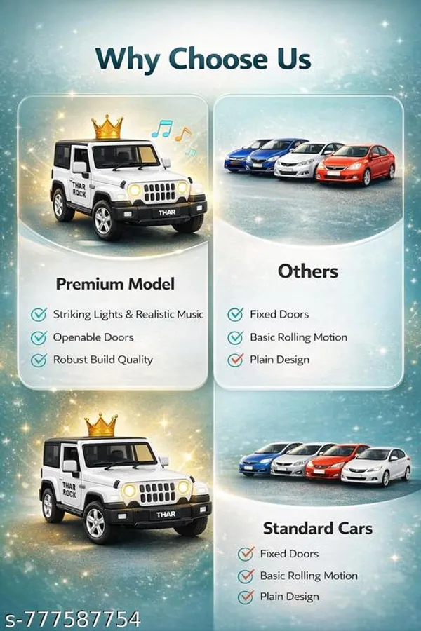 White_Die_Cast_Metal_Pull_Back_Mahindra_Thar_Toy_Car_For_Kids
