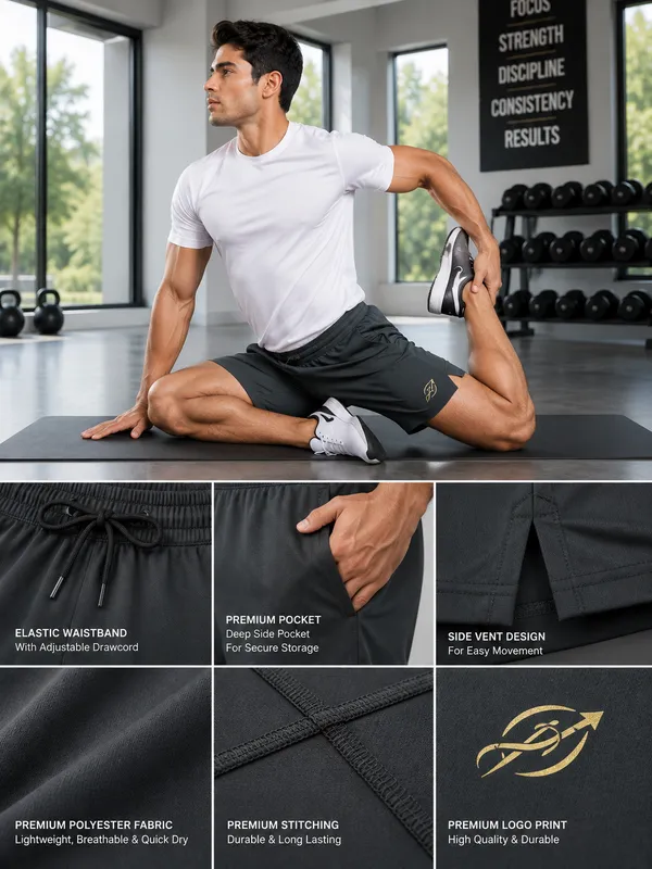 Men_S_Dark_Grey_Sports_Shorts