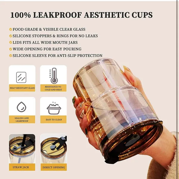 Glass_Tumbler_With_Leather_Sleeve_And_Straw_For_Cold_Beverages