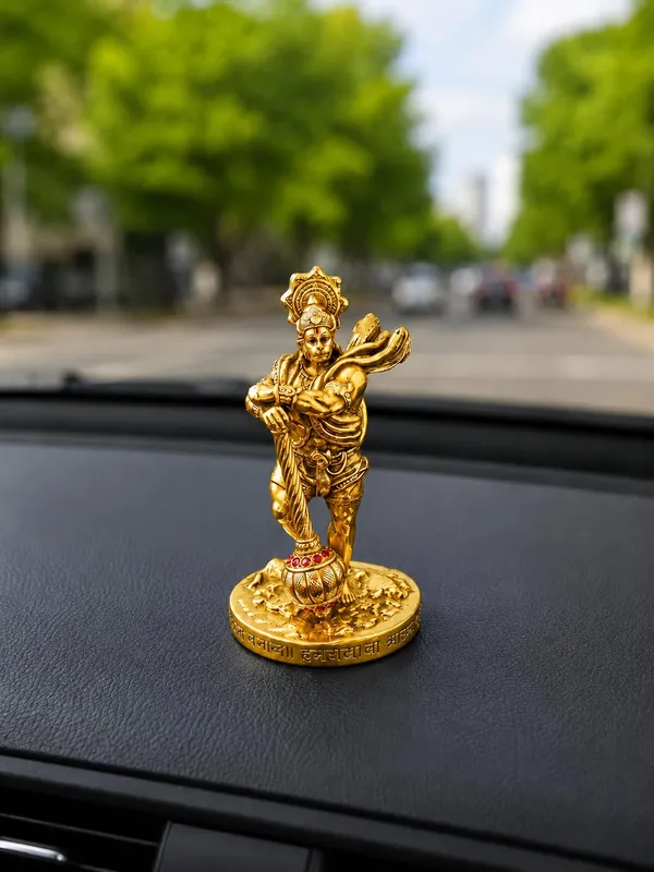 Golden_Hanuman_Ji_With_Gada_Idol_Decorative_Hindu_God_Statue_For_Home_Temple_Office_Car_Dashboard_Spiritual_Pooja_Murti_Premium_Resin_Idol